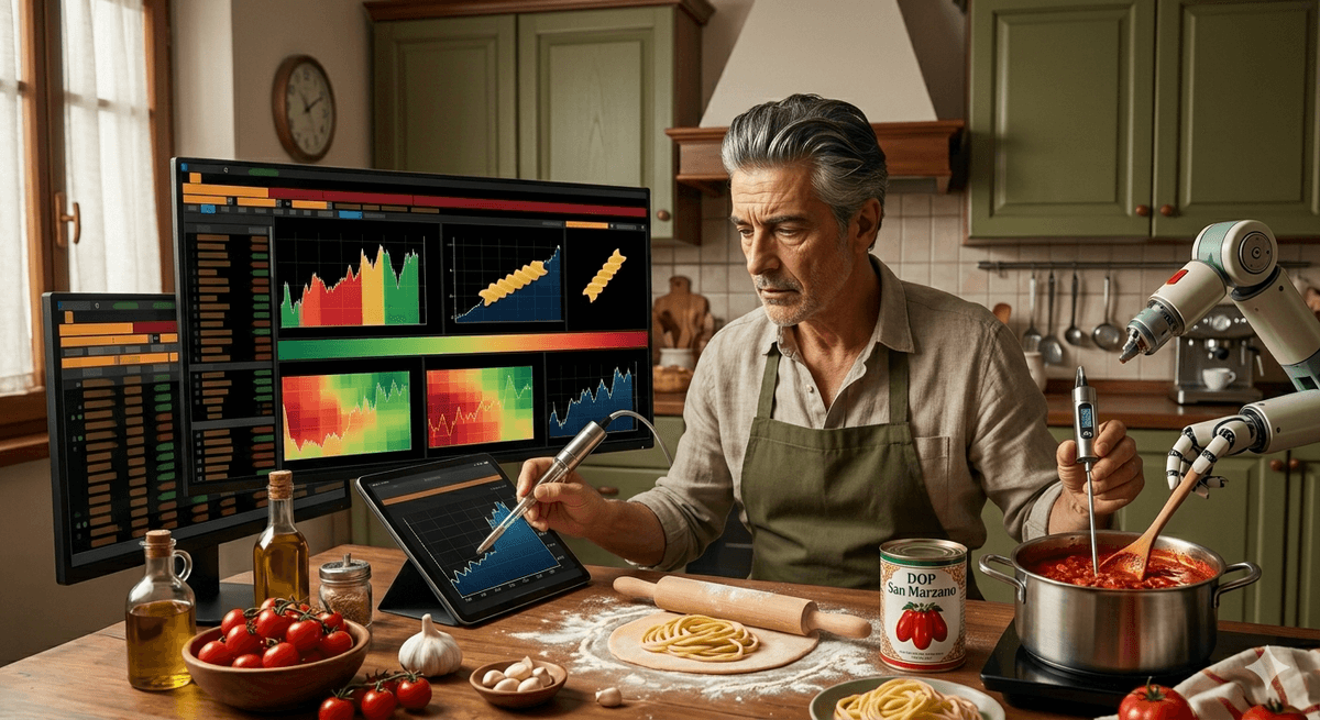 Sergio in la kitchen